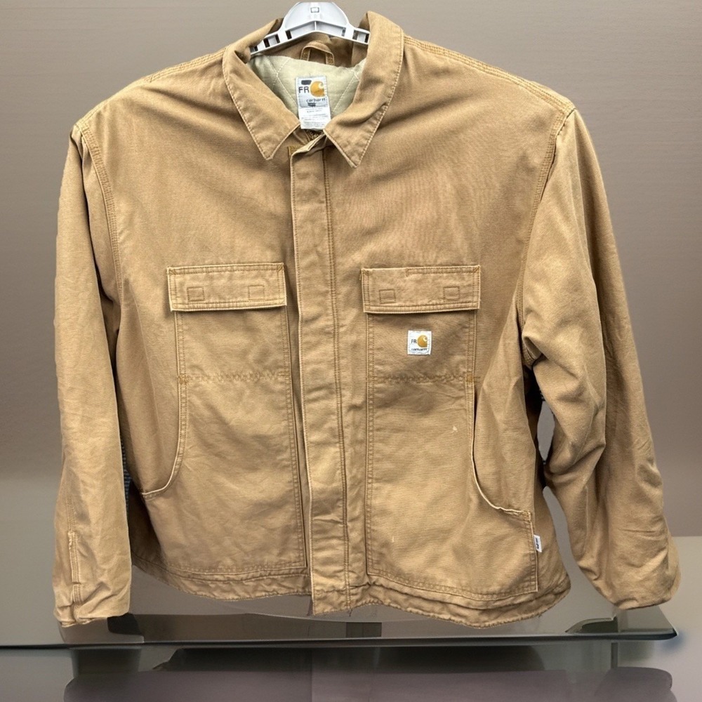 Carhartt Flame-Resistant Duck Traditional Coat/Quilt-Lined FR Men's Size 4X
